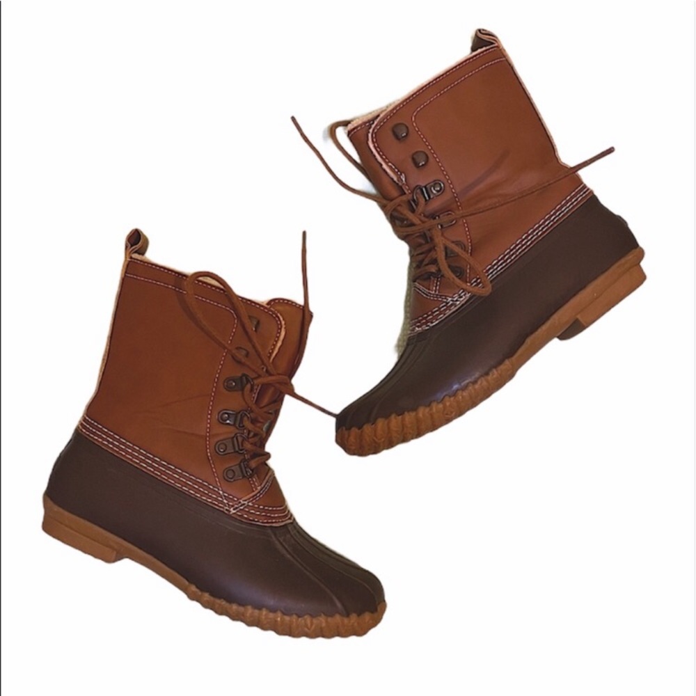 Esprit fur-lined duck boots
